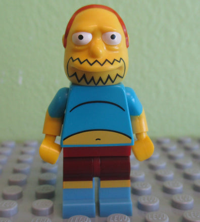 LEGO Minifigure-Comic Book Guy-Collectible Minifigures / The Simpsons Series 2-COLSIM2-7-Creative Brick Builders